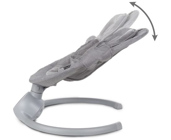 Krēsliņš-šūpoles REVE grey/silver Kidwell [A] Šūpuļkrēsli