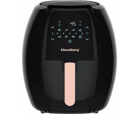 Kinghoff KB7572 Gaisa fritieris, melns rozegolds, 7.7l Klausberg.