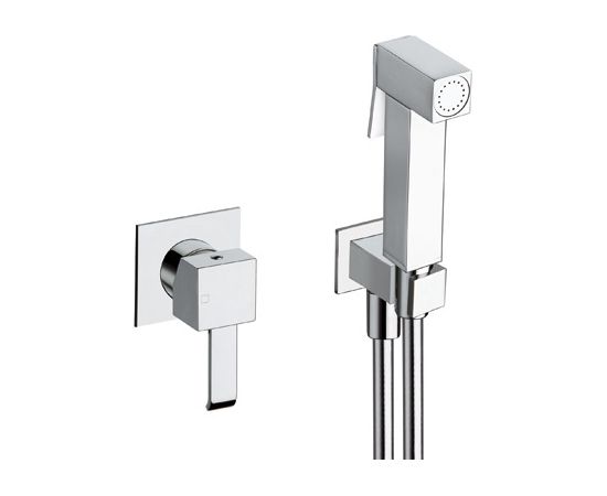 Cristina maisītājs ar bidettu no sienas, hroms Bidē jaucējkrāni