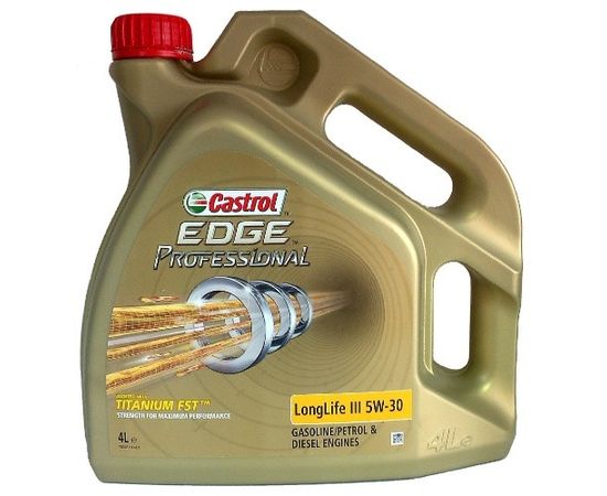 Castrol Motora eļļa 5W30 EDGE PROFESSIONAL TITANIUM LL III 4L