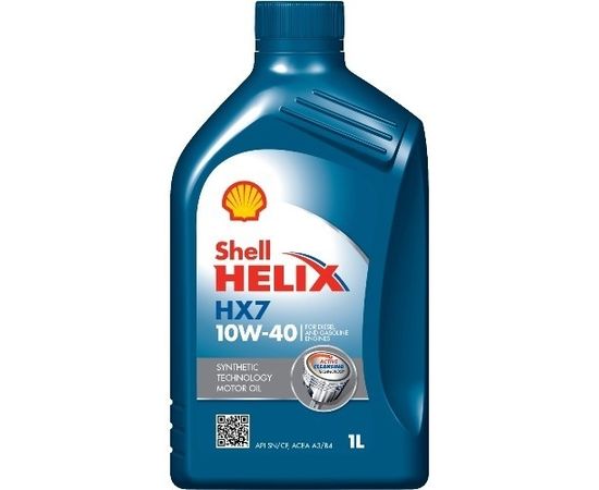 Shell Motora eļļa 10W40 HELIX HX7 1L