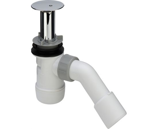 Viega dušas vanniņas sifons Duoplex, d=75x40/50 mm, plastmasa, balts/hroms
