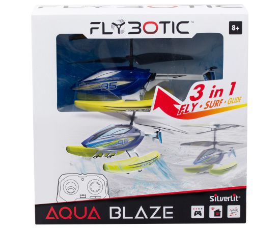 FLYBOTIC Radio vadāms Helikopters Aqua Blaze, 22 cm