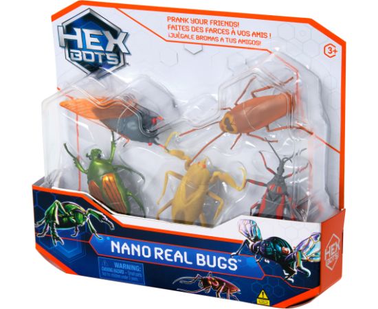 HEX BOTS интерактивная игрушка Nano Real Bugs 5шт