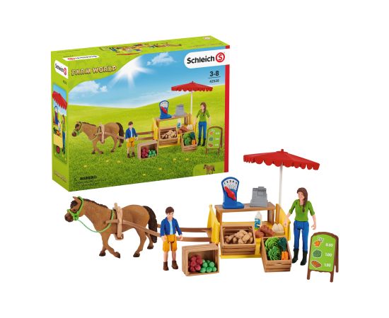 SCHLEICH FARM WORLD Pārvietojamā lete lauku precēm