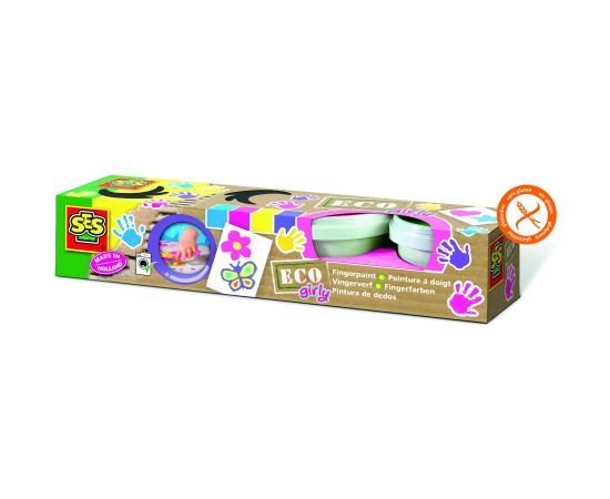 SES Eco Girly пальчиковая краска 4 цвета
