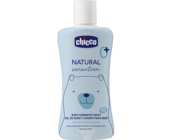CHICCO Mazgāšanas līdzeklis mazuļu matiem un ķermenim, 200 ml