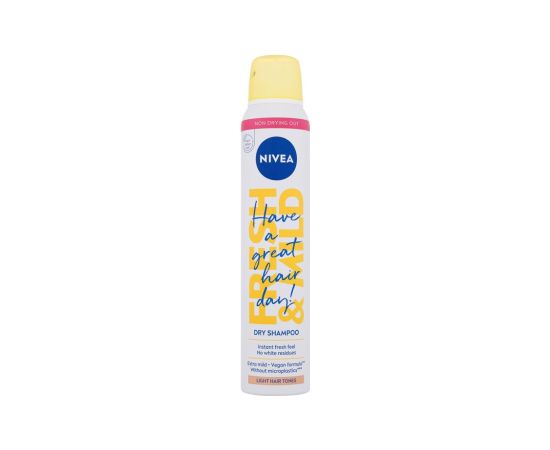 Nivea Fresh & Mild / Light Hair Tones Dry Shampoo 200ml Šampūni