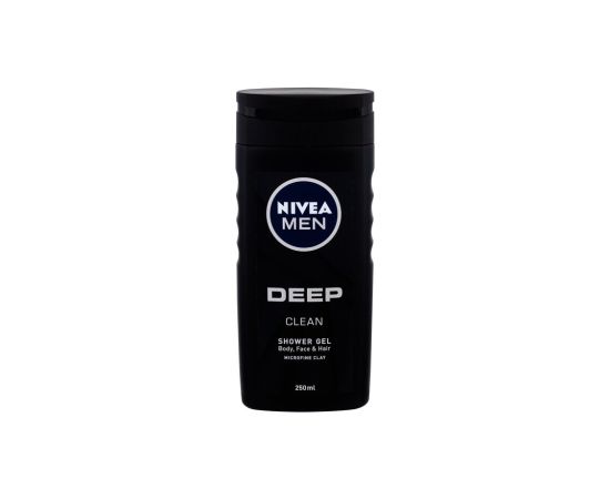 Nivea Men Deep / Clean 250ml Body, Face & Hair