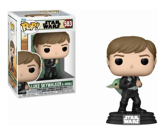Funko Pop! Disney Star Wars: Book of Boba Fett - Luke Skywalker  Grogu (TRNG) #583 Vinyl Figure