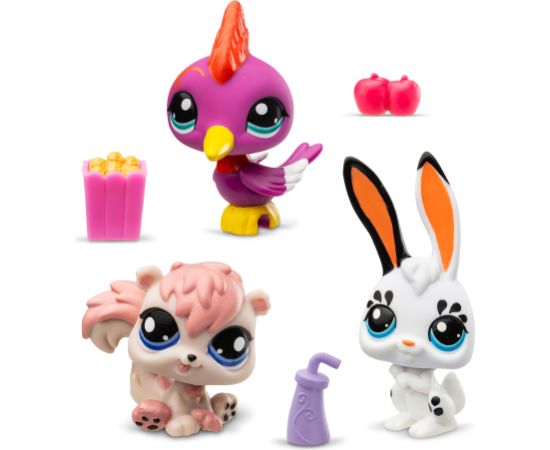 Hasbro LITTLEST PET SHOP комплект их 3-х фигурок Фигурки и герои