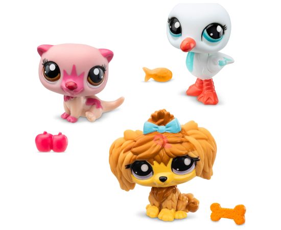 Hasbro LITTLEST PET SHOP комплект их 3-х фигурок Фигурки и герои