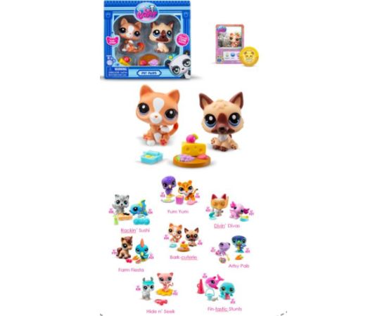 Hasbro LITTLEST PET SHOP Комплект из 2-х фигурок Фигурки и герои