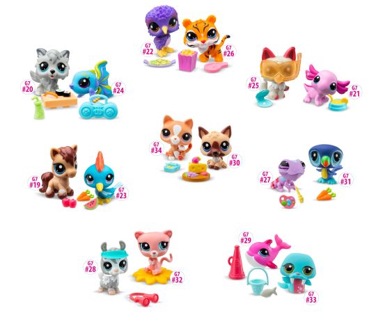Hasbro LITTLEST PET SHOP Комплект из 2-х фигурок Фигурки и герои