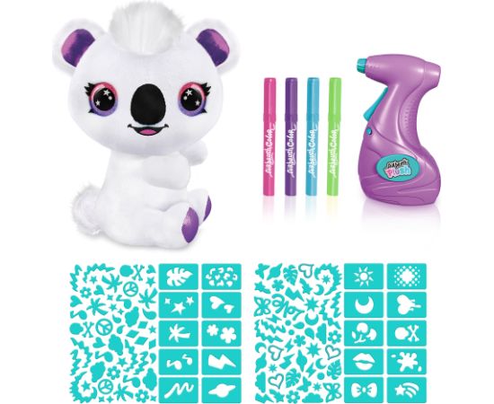AIRBRUSH PLUSH игровой набор мягкая игрушка с аэрографом Коала, 22 см
