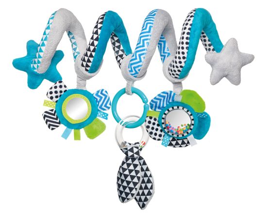 CANPOL BABIES interactive crib/pram toy Zig Zag, 68/063_blu