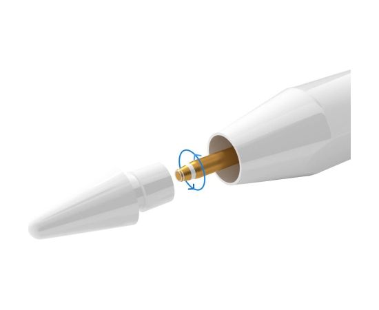 Tech-Protect Digital Magnetic Stylus Pen 2 magnētiskais rakstāmspalva iPad planšetdatoram - balta