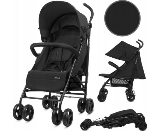 Bērnu rati Kidwell QUGAR BLACK 5901130105212