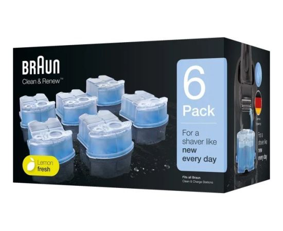 Braun 3-in-1 ShaverCare  6er Pack