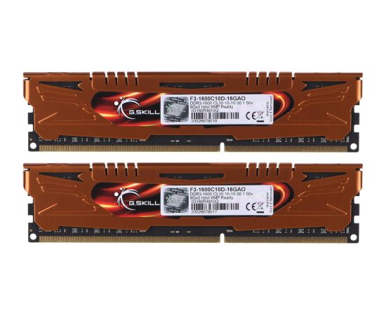 G.Skill 16GB PC3-12800 Kit memory module 2 x 8 GB DDR3 1600 MHz