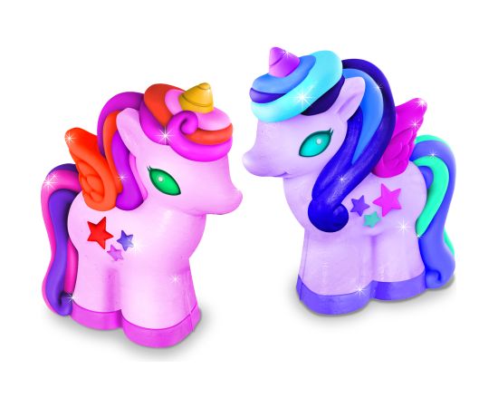 4M 3D Mould & Paint DIY komplekts 3D veidošana un krāsošana – Mirdzošie vienradži Radošās rotaļlietas