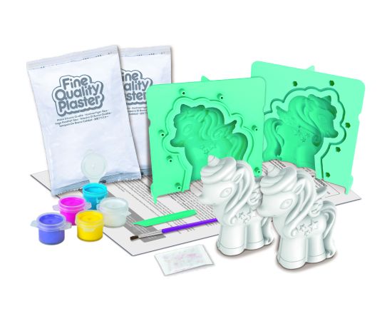 4M 3D Mould & Paint DIY komplekts 3D veidošana un krāsošana – Mirdzošie vienradži Radošās rotaļlietas