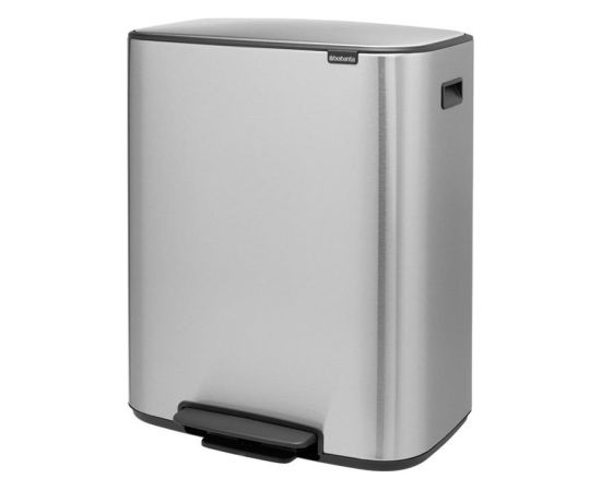 Brabantia atkritumu tvertne ar pedāli Bo, 60l, matēta tērauda FPP Мусорные контейнеры