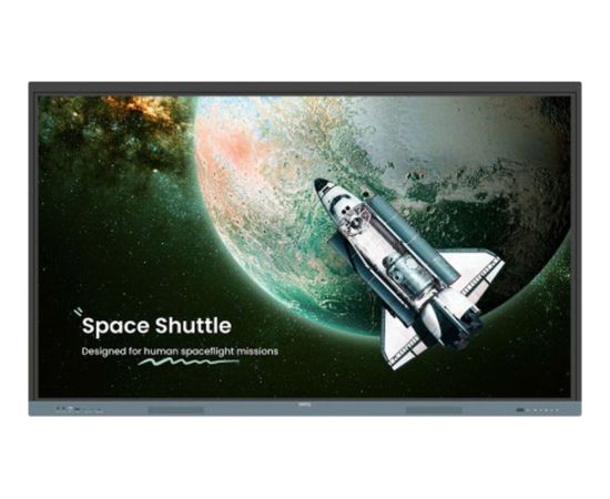 Monitor BenQ BenQ RE6504 Interaktywny płaski panel 165,1 cm (65") 450 cd/m 4K Ultra HD Czarny, Szary Ekran dotykowy Procesor wbudowany Android