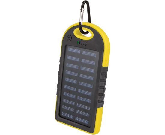Setty Solar Power Bank 5000mAh Universāla Ārējas uzlādes baterija + Micro USB Kabelis