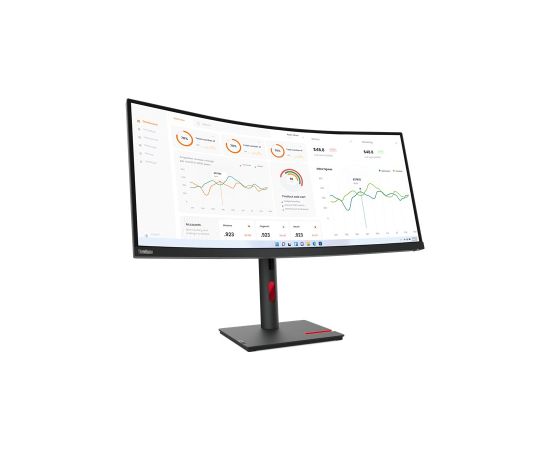 Lenovo ThinkVision T34w-30 LED display 86.4 cm (34") 3440 x 1440 pixels Wide Quad HD Black Monitori