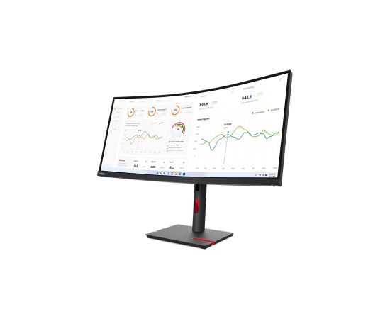 Lenovo ThinkVision T34w-30 LED display 86.4 cm (34") 3440 x 1440 pixels Wide Quad HD Black Monitori
