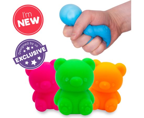 Tobar SCRUNCHEMS Игрушка-антистресс мишка неоновый