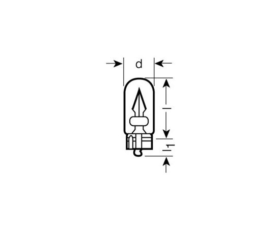 Osram spuldze W5W 2845