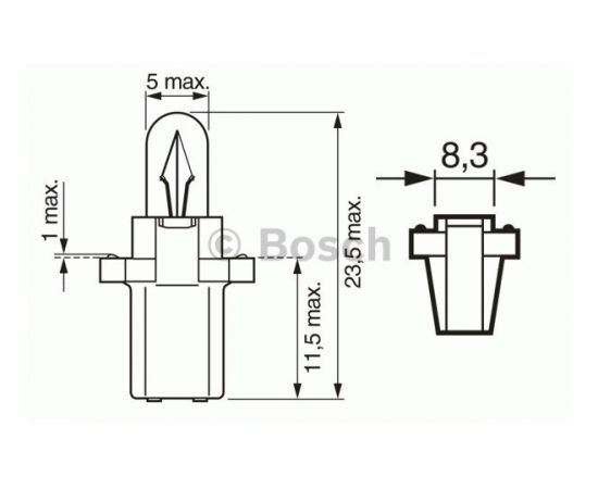 Bosch Signāla spuldze 1 987 302 220