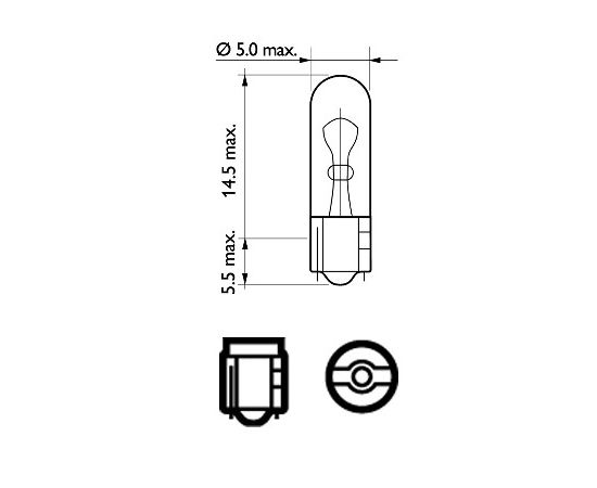 Philips Salona apgaismojuma spuldze 12516B2