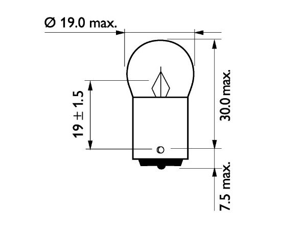 Philips Pagrieziena rādītāja spuldze 13821CP