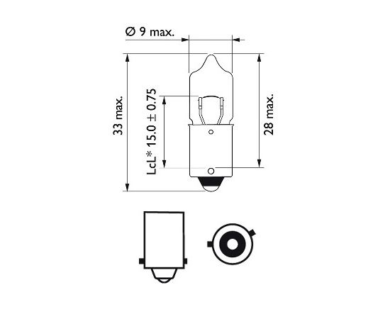 Philips Pagrieziena rādītāja spuldze 12036CP