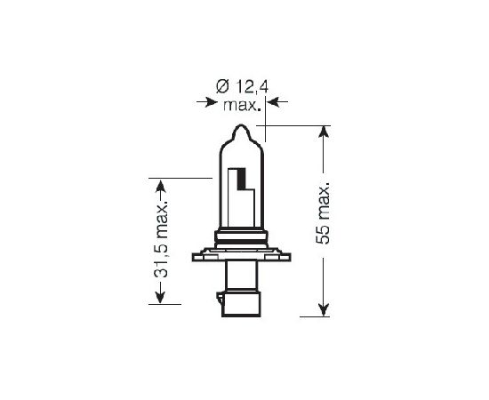 Osram 9005XS Spuldze HB3A 60W 12V