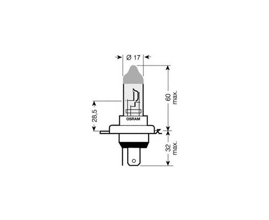 Osram H4 Spuldze 64193ULT Ultra Life