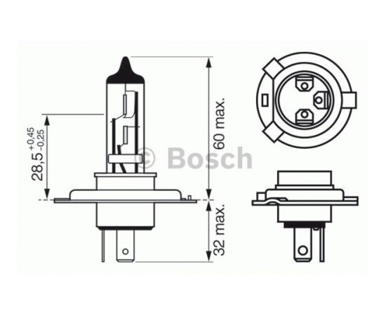 Bosch Tālo gaismu spuldze 1 987 302 441