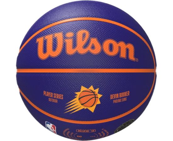 Wilson NBA Player Icon Devin Booker Mini Ball WZ4019801XB (3) Для баскетбола