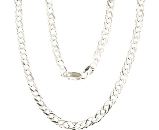 Sudraba ķēdīte Rombs 4 mm, dimantu apstrādājums #2400098, Sudrabs 925°, garums: 50 cm, 11.4 gr. Viriešiem