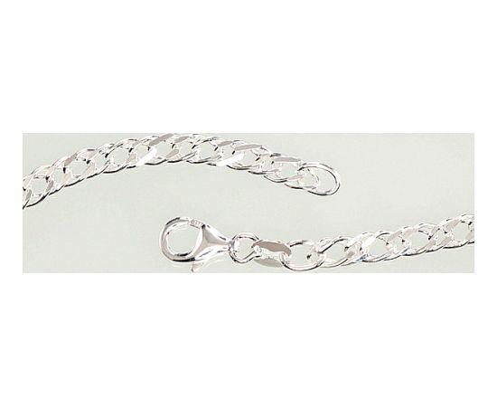 Sudraba ķēdīte Rombs 4 mm, dimantu apstrādājums #2400098, Sudrabs 925°, garums: 50 cm, 11.4 gr. Viriešiem