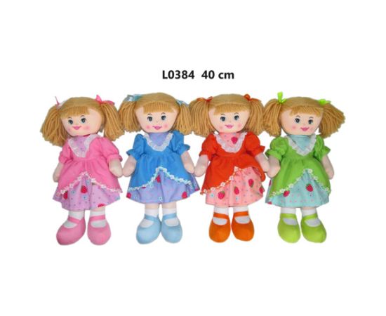 Sun Day Mīkstā lelle 40 cm (L0384) dažādas 165329 Lelles