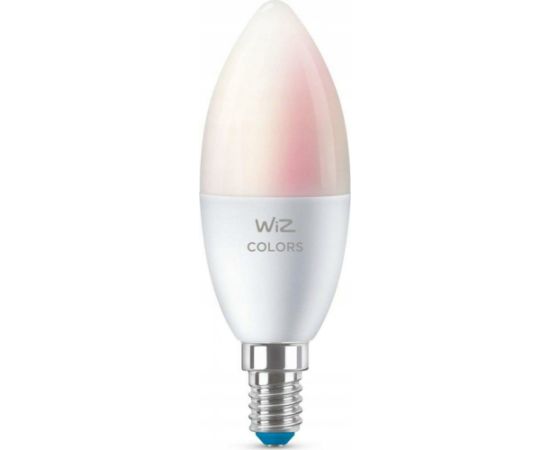 (Ir veikalā) Viedās spuldzes WiZ,Candle,4,9W,2200-6500 (RGB),C37,E14,2 gb