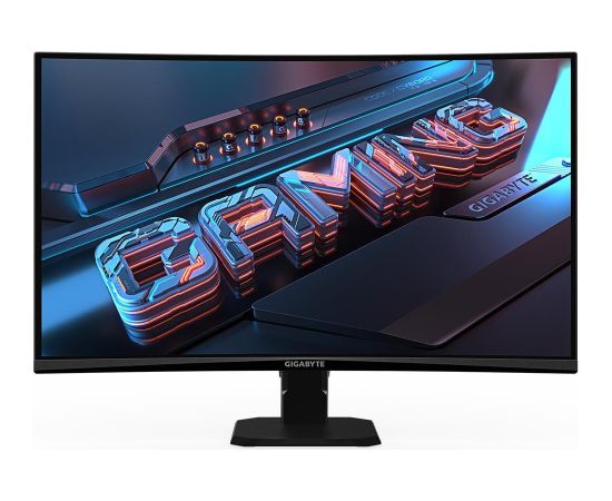 LCD Monitor GIGABYTE GS27QC EK 27" Gaming/Curved Panel VA 2560x1440 16:9 170Hz Matte 1 ms Tilt Colour Black GS27QCEK Monitori