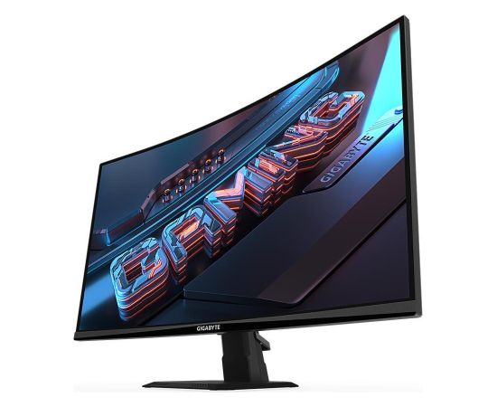 LCD Monitor GIGABYTE GS27QC EK 27" Gaming/Curved Panel VA 2560x1440 16:9 170Hz Matte 1 ms Tilt Colour Black GS27QCEK Monitori