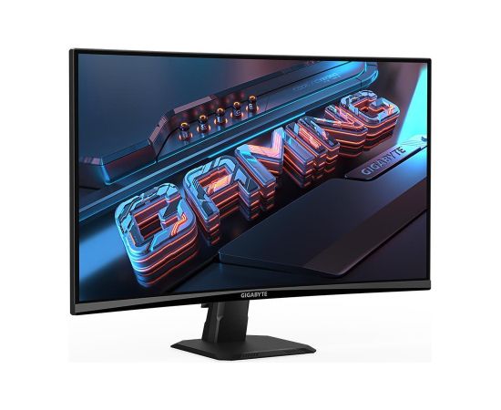 LCD Monitor GIGABYTE GS27QC EK 27" Gaming/Curved Panel VA 2560x1440 16:9 170Hz Matte 1 ms Tilt Colour Black GS27QCEK Monitori