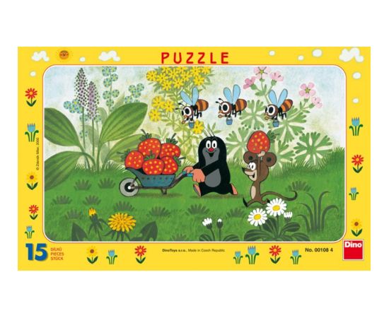 Dino Frame Puzzle 15 pc small