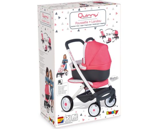Коляска для кукол SMOBY Maxi-Cosi & Quinny комбинированная 3 в одном 3+ 253198